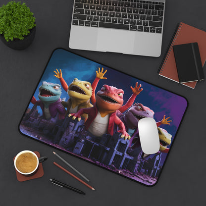 Reptilian Uprising: Dawn of the Lizard Lords - Desk Mat