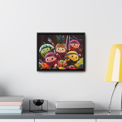 Fruit Ninja Warriors - Gallery Canvas Wraps, Horizontal Frame