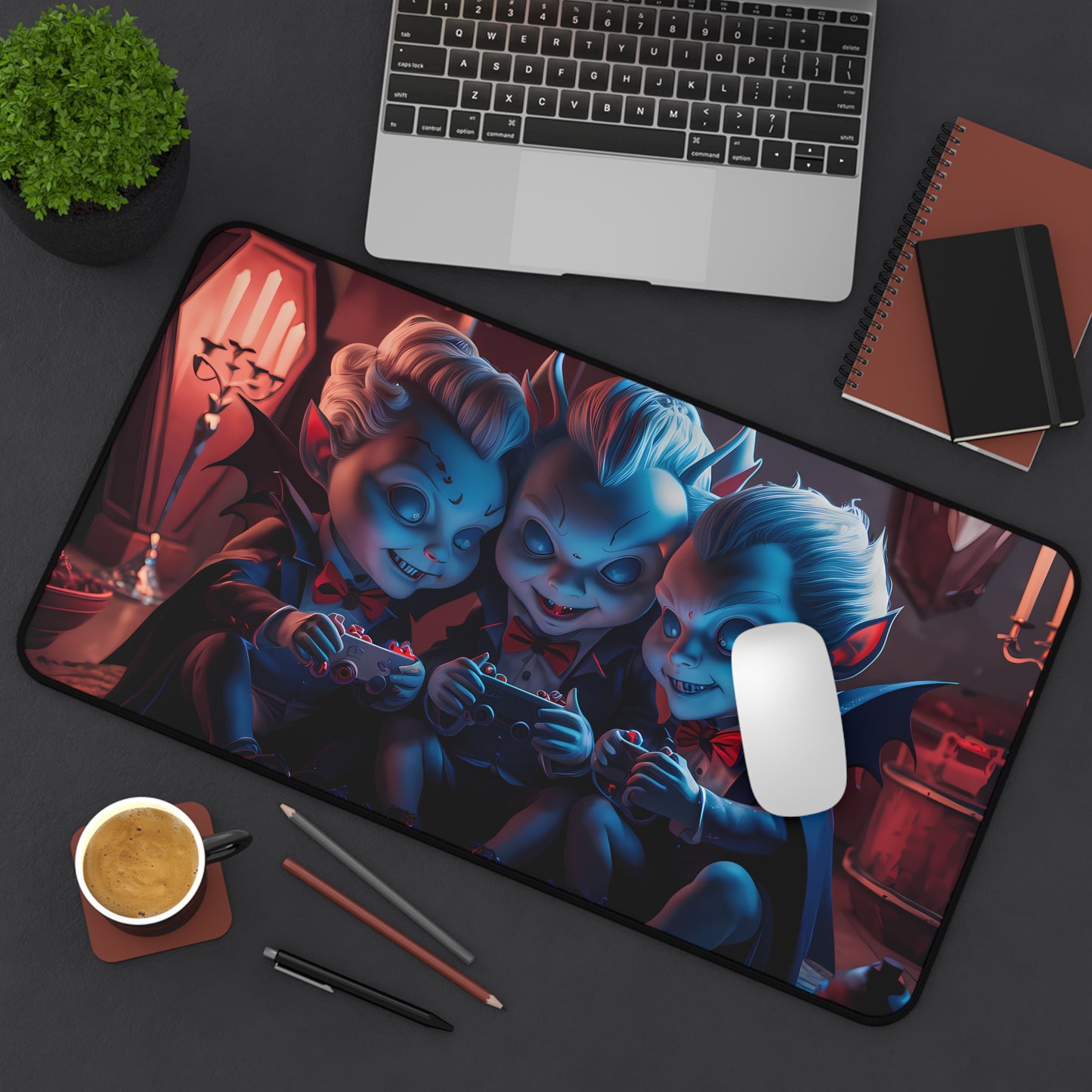Midnight Gamers: The Little Vampires' Tournament - Desk Mat