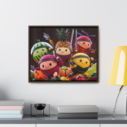 Fruit Ninja Warriors - Gallery Canvas Wraps, Horizontal Frame