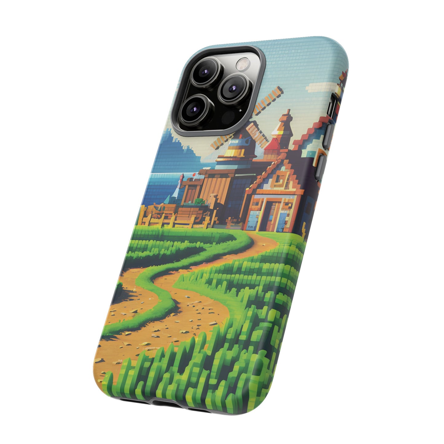 Pixel farming Village - Smartphone Tough Cases