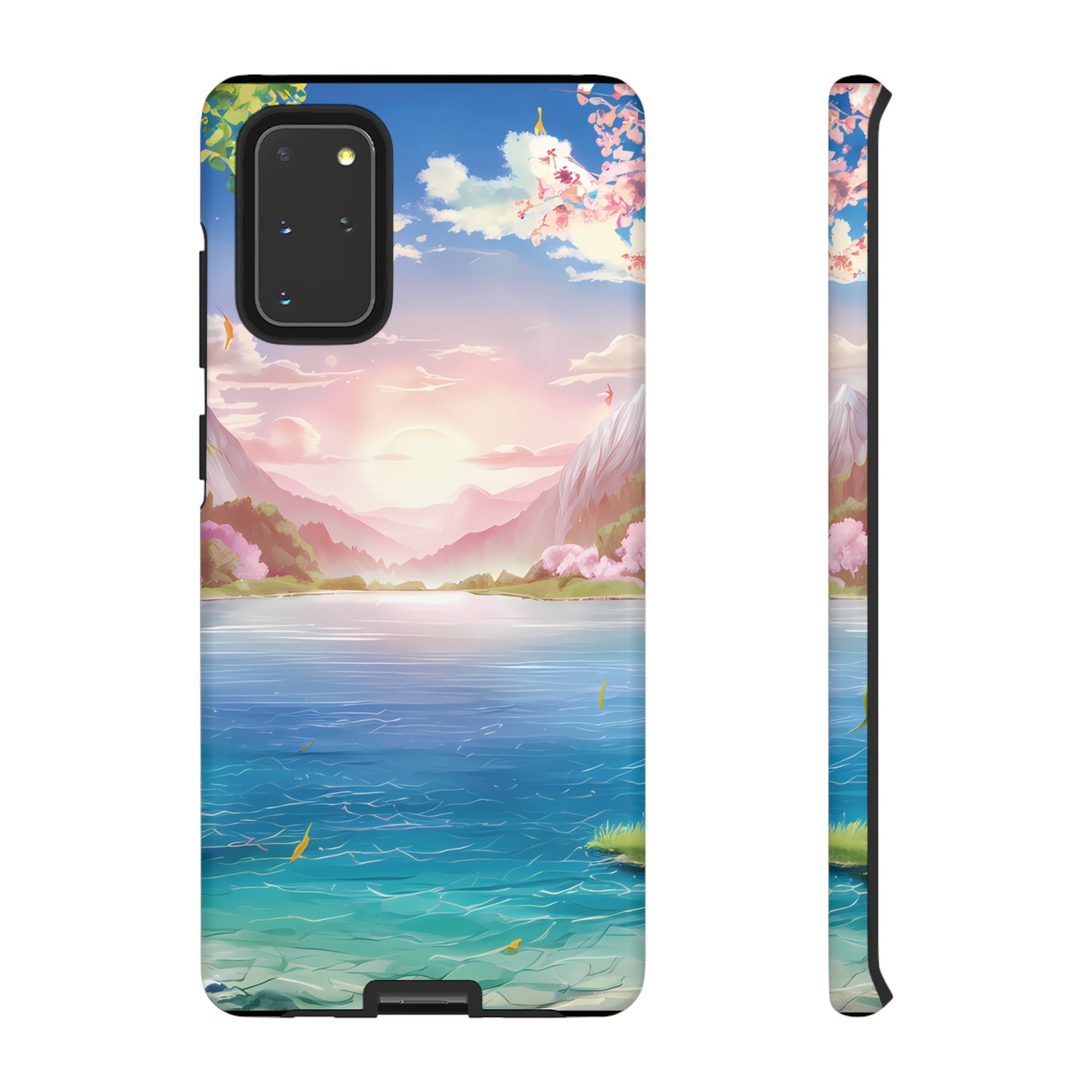 Serene Lake and Mountains - Smartphone Tough Cases