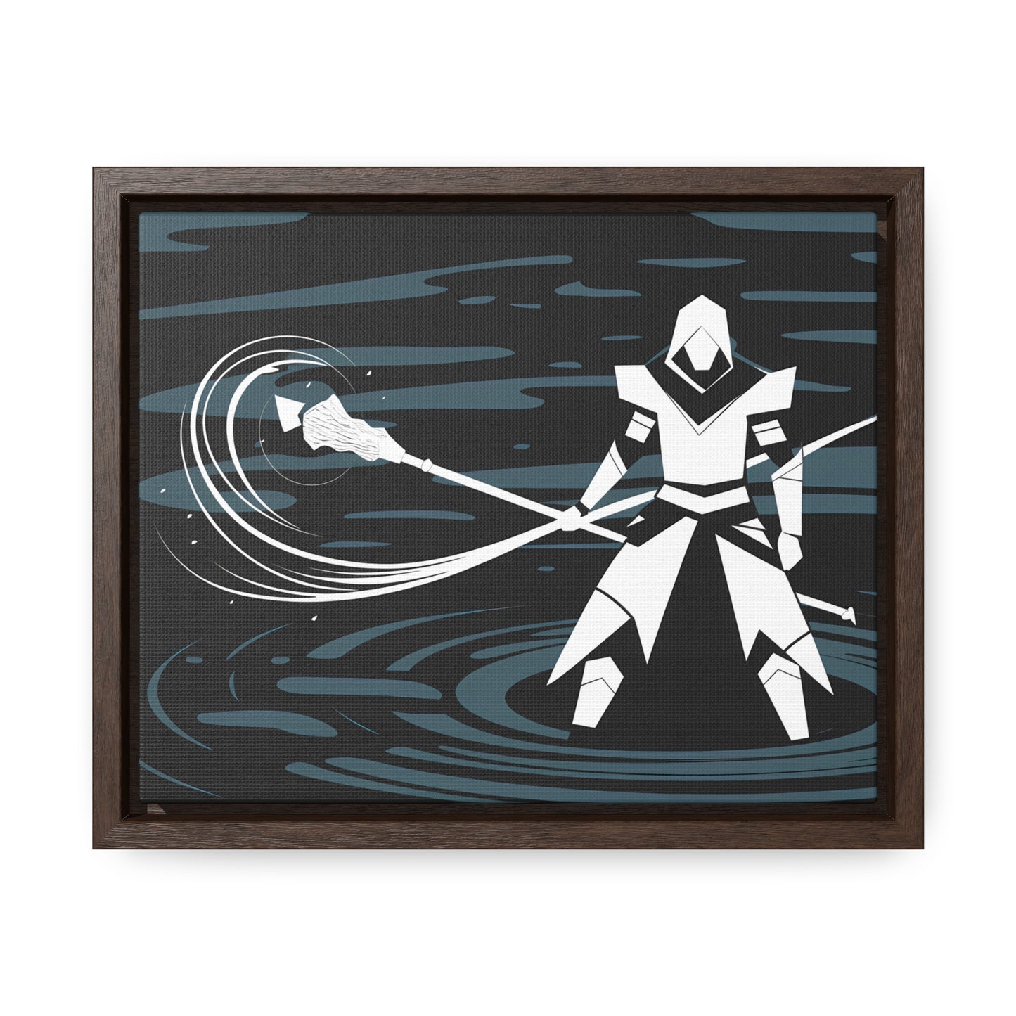 "Guardian of the Abyss" - Gallery Canvas Wraps, Horizontal Frame