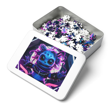 Neon Punk Alien Defender - Jigsaw Puzzle (30, 110, 252, 500,1000-Piece)
