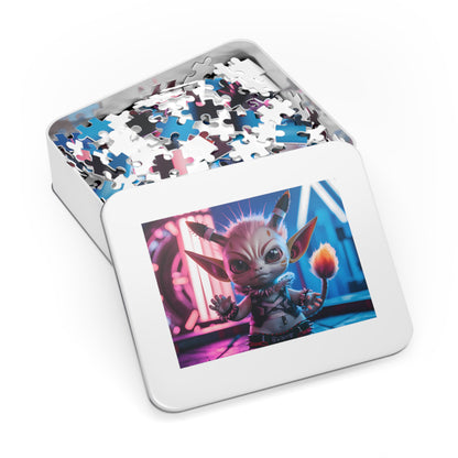 "Cyberpunk Rebel Pixie" - Jigsaw Puzzle (30, 110, 252, 500,1000-Piece)