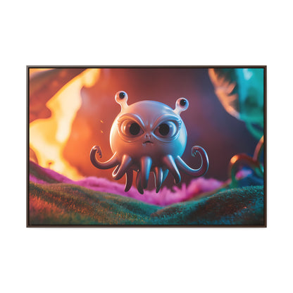 Wrath of the Alien Cephalopod - Gallery Canvas Wraps, Horizontal Frame