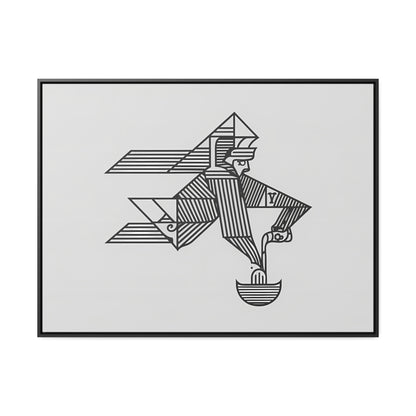 "The Water Bearer" - Gallery Canvas Wraps, Horizontal Frame
