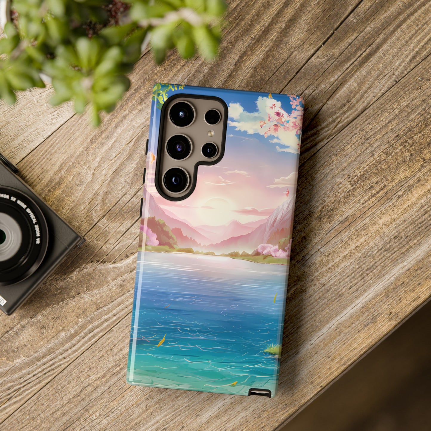 Serene Lake and Mountains - Smartphone Tough Cases