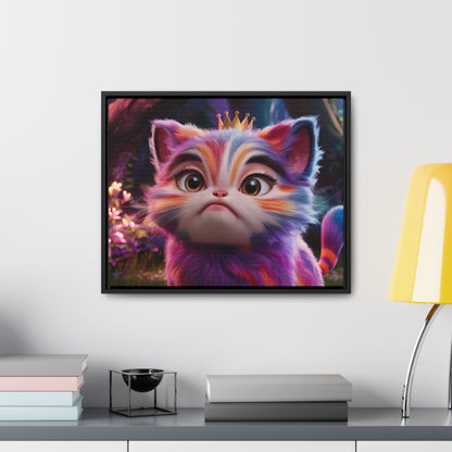 Regal Whiskers in the Enchanted Forest - Gallery Canvas Wraps, Horizontal Frame