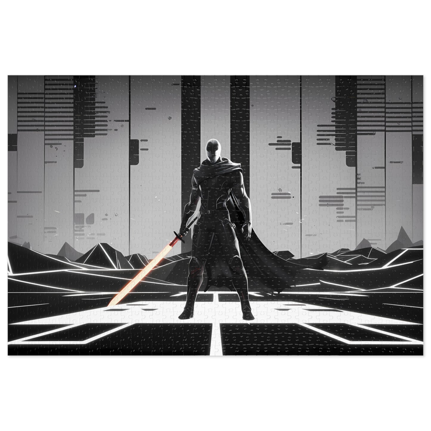 The Shadowblade Sentinel - Jigsaw Puzzle (30, 110, 252, 500,1000-Piece)