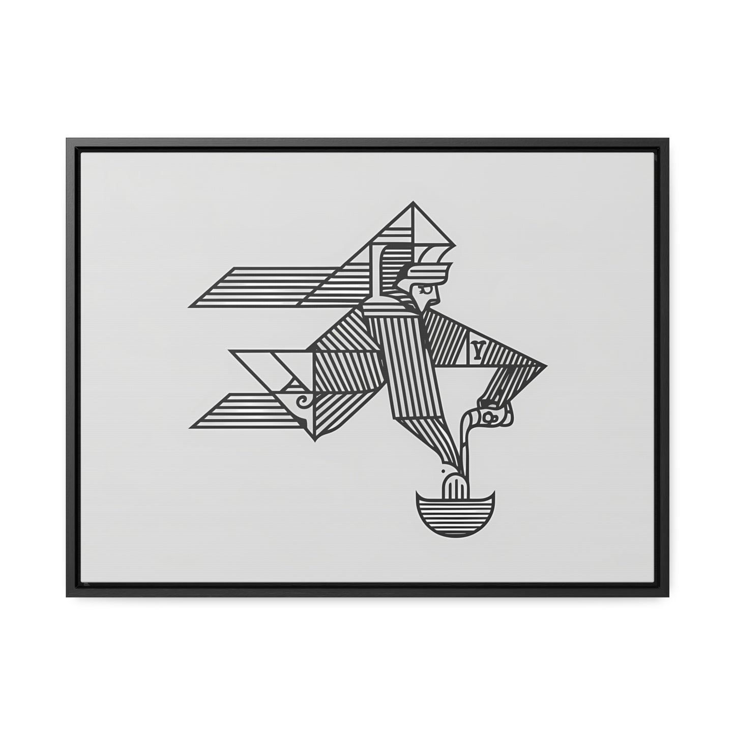 "The Water Bearer" - Gallery Canvas Wraps, Horizontal Frame