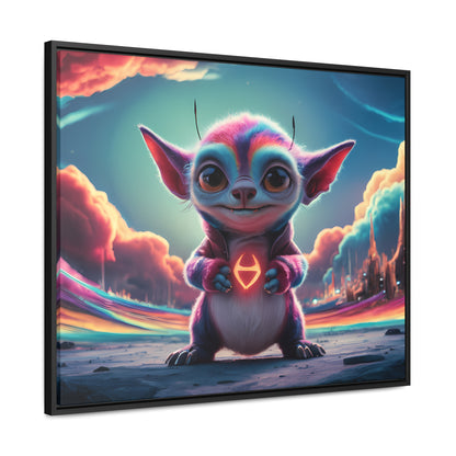 Guardian of the Cosmic Heart - Gallery Canvas Wraps, Horizontal Frame