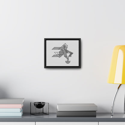"The Water Bearer" - Gallery Canvas Wraps, Horizontal Frame