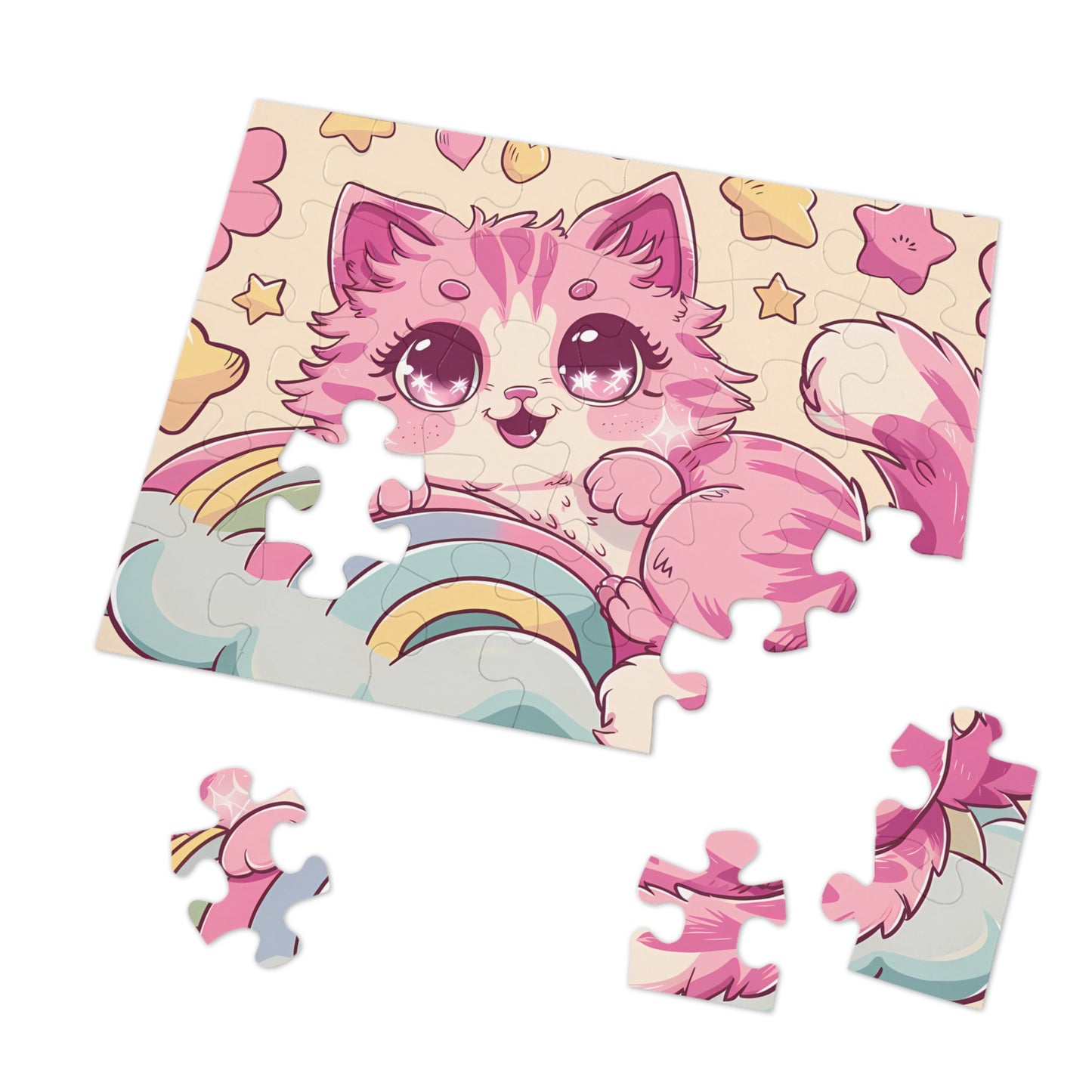 Cosmic Kitty Dreams - Jigsaw Puzzle (30, 110, 252, 500,1000-Piece)