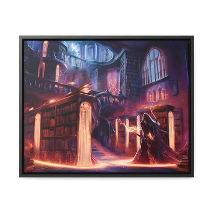 The Arcane Library of Eternal Knowledge - Gallery Canvas Wraps, Horizontal Frame