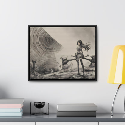 Echoes of the Abyss - Gallery Canvas Wraps, Horizontal Frame