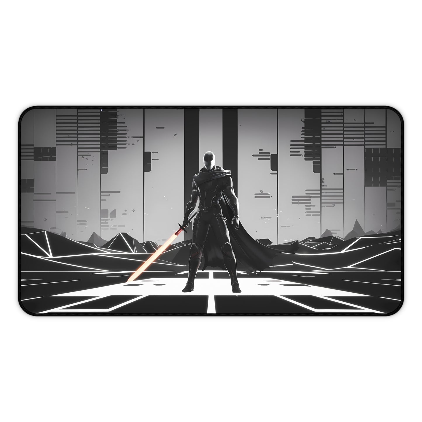 Shadow of the Neon Knight - Desk Mat