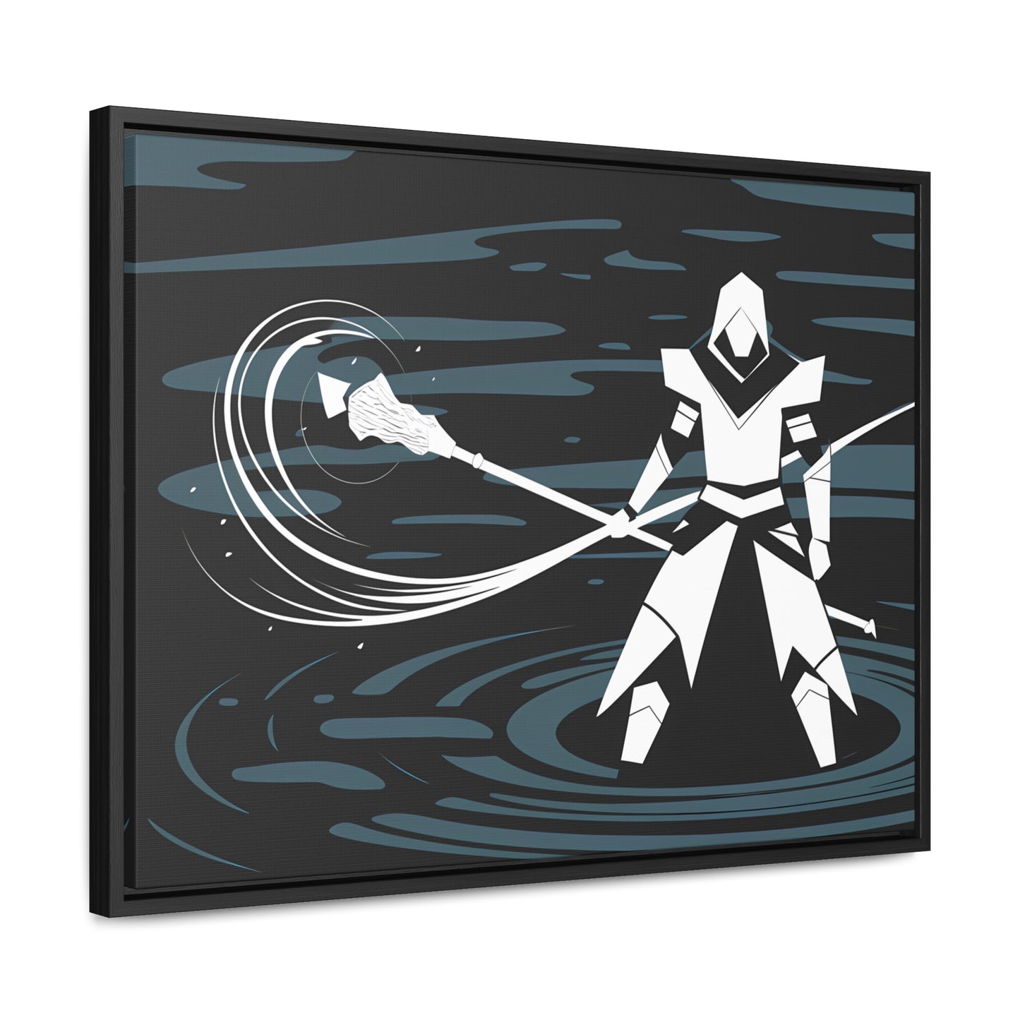 "Guardian of the Abyss" - Gallery Canvas Wraps, Horizontal Frame