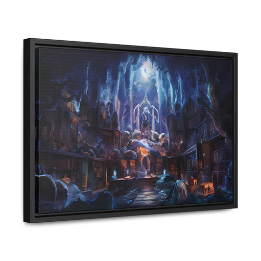 Sanctuary of the Forgotten Tomes - Gallery Canvas Wraps, Horizontal Frame