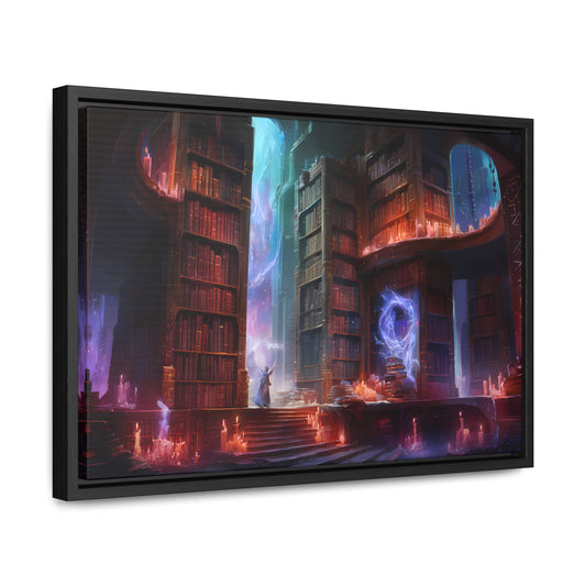 The Arcane Library of Eternal Wisdom - Gallery Canvas Wraps, Horizontal Frame