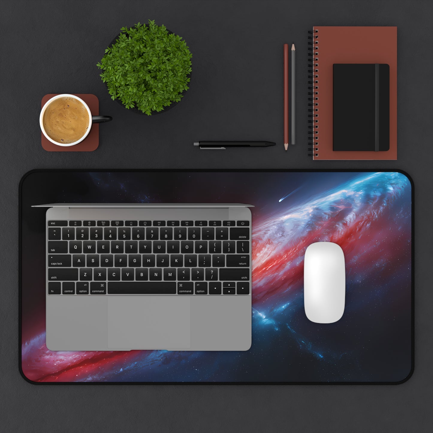 "Cosmic Maelstrom: The Birth of a Quasar" - Desk Mat