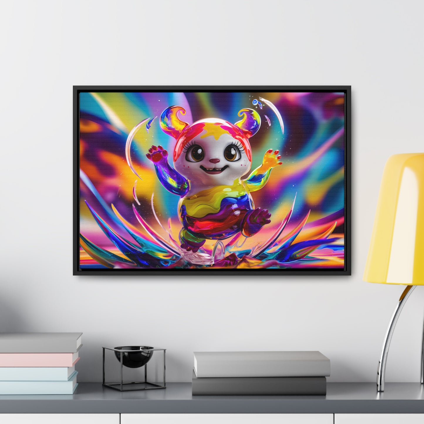 Splash of Joy - Gallery Canvas Wraps, Horizontal Frame