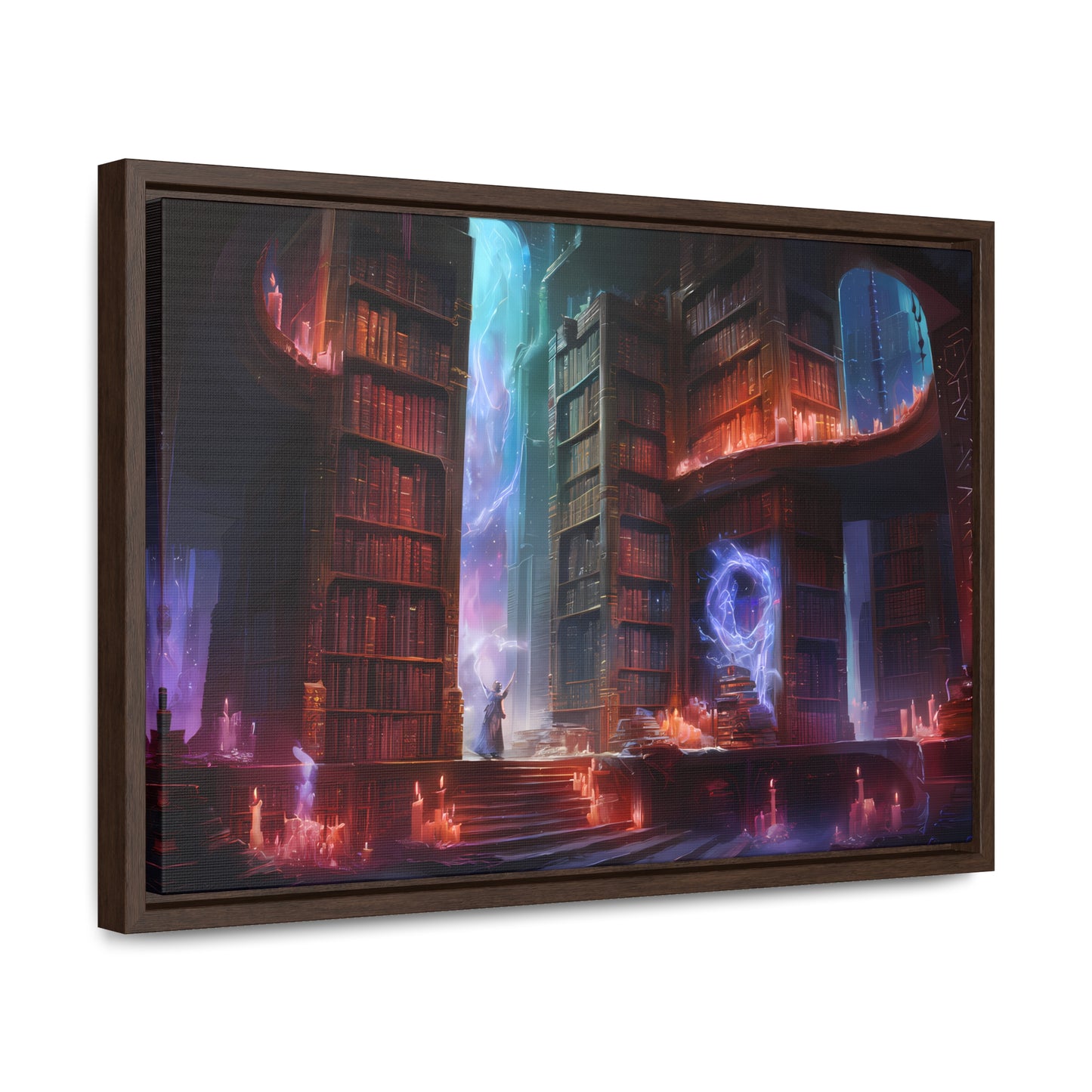 The Arcane Library of Eternal Wisdom - Gallery Canvas Wraps, Horizontal Frame
