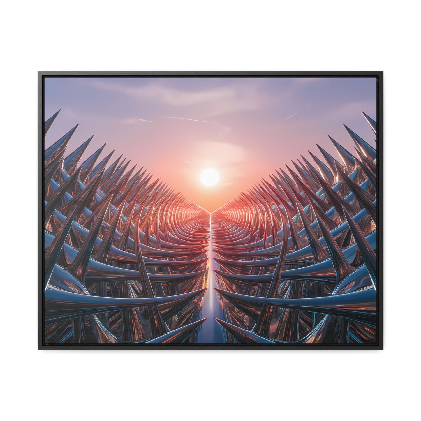 Path of Thorns at Sunrise - Gallery Canvas Wraps, Horizontal Frame