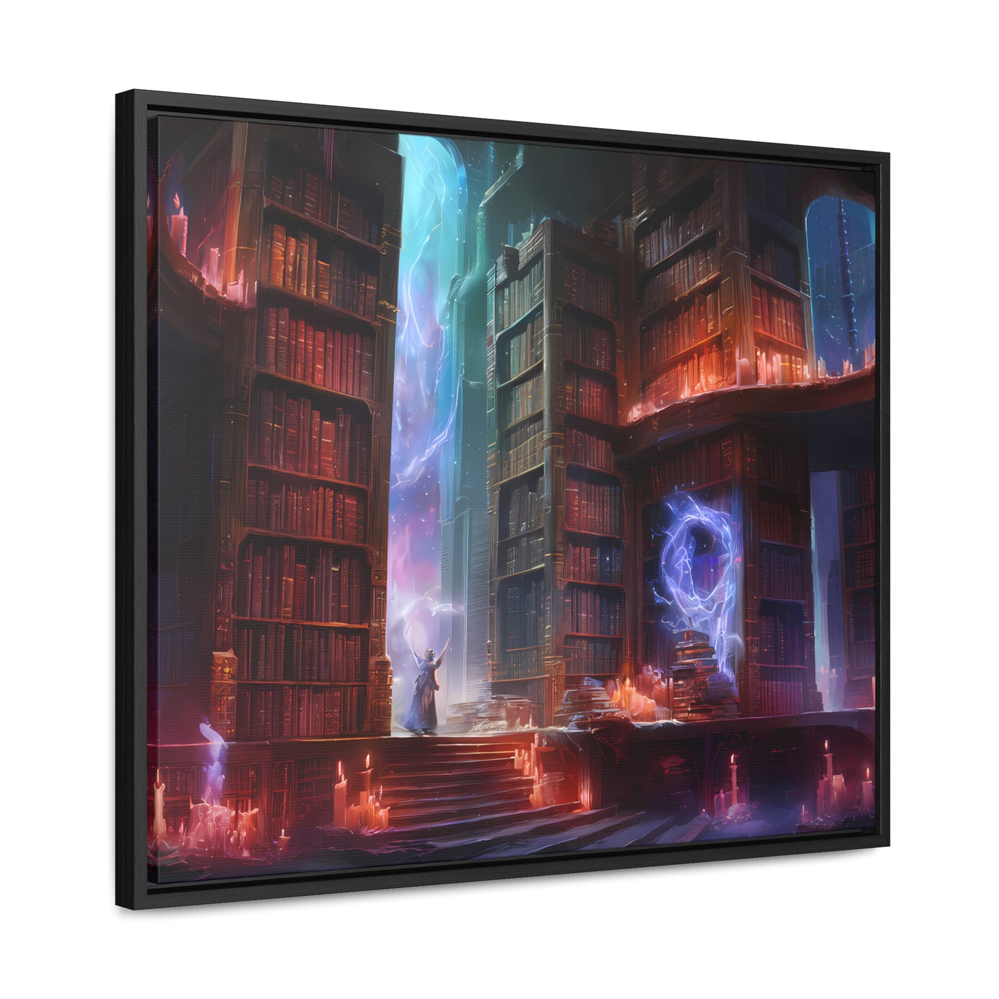 The Arcane Library of Eternal Wisdom - Gallery Canvas Wraps, Horizontal Frame