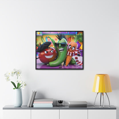 Veggie Rebels - Gallery Canvas Wraps, Horizontal Frame