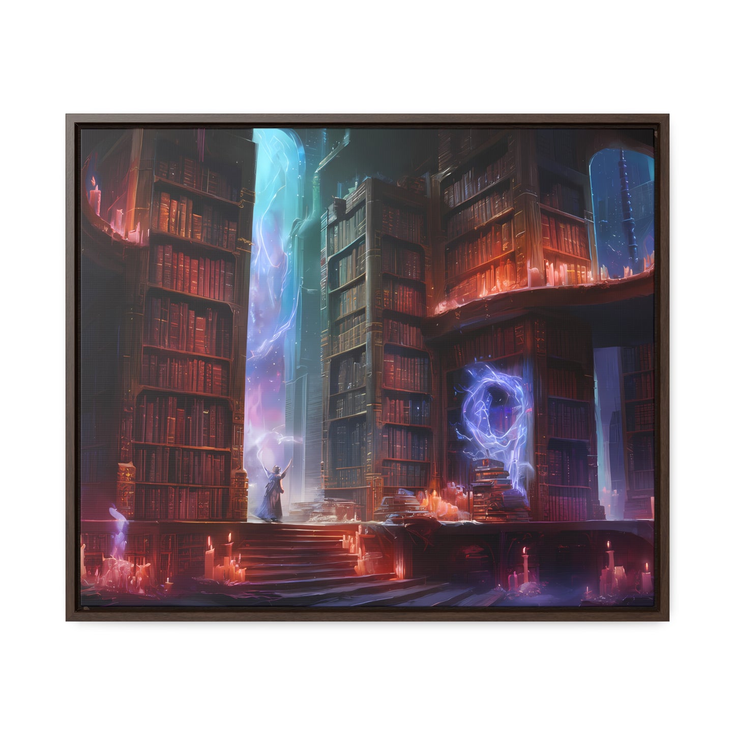 The Arcane Library of Eternal Wisdom - Gallery Canvas Wraps, Horizontal Frame