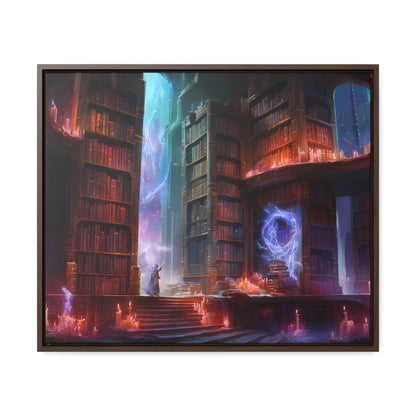 The Arcane Library of Eternal Wisdom - Gallery Canvas Wraps, Horizontal Frame