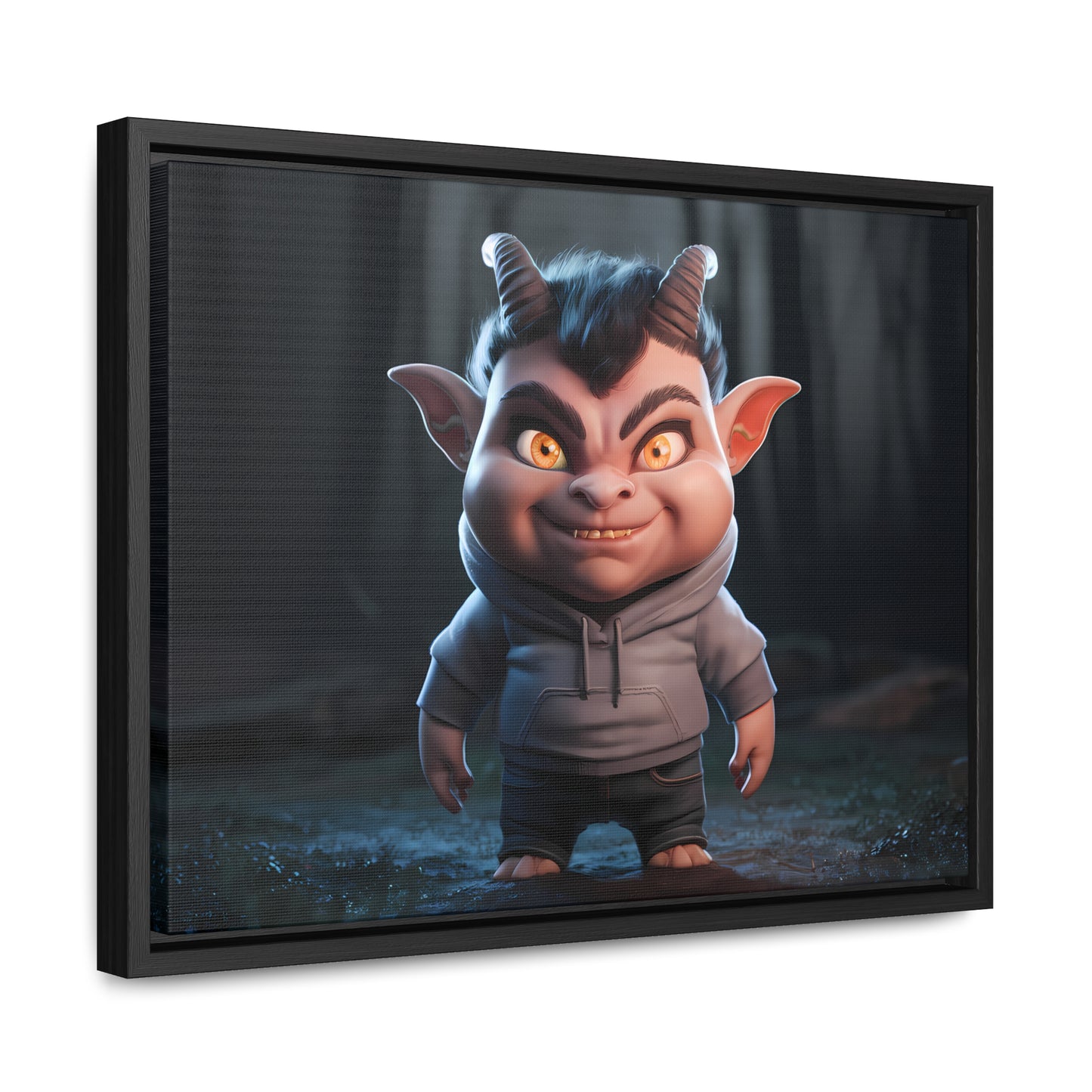 "Forest Mischief" - Gallery Canvas Wraps, Horizontal Frame