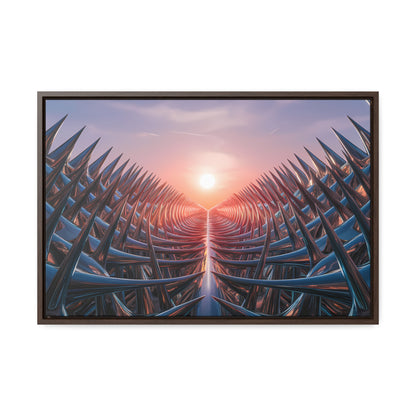 Path of Thorns at Sunrise - Gallery Canvas Wraps, Horizontal Frame