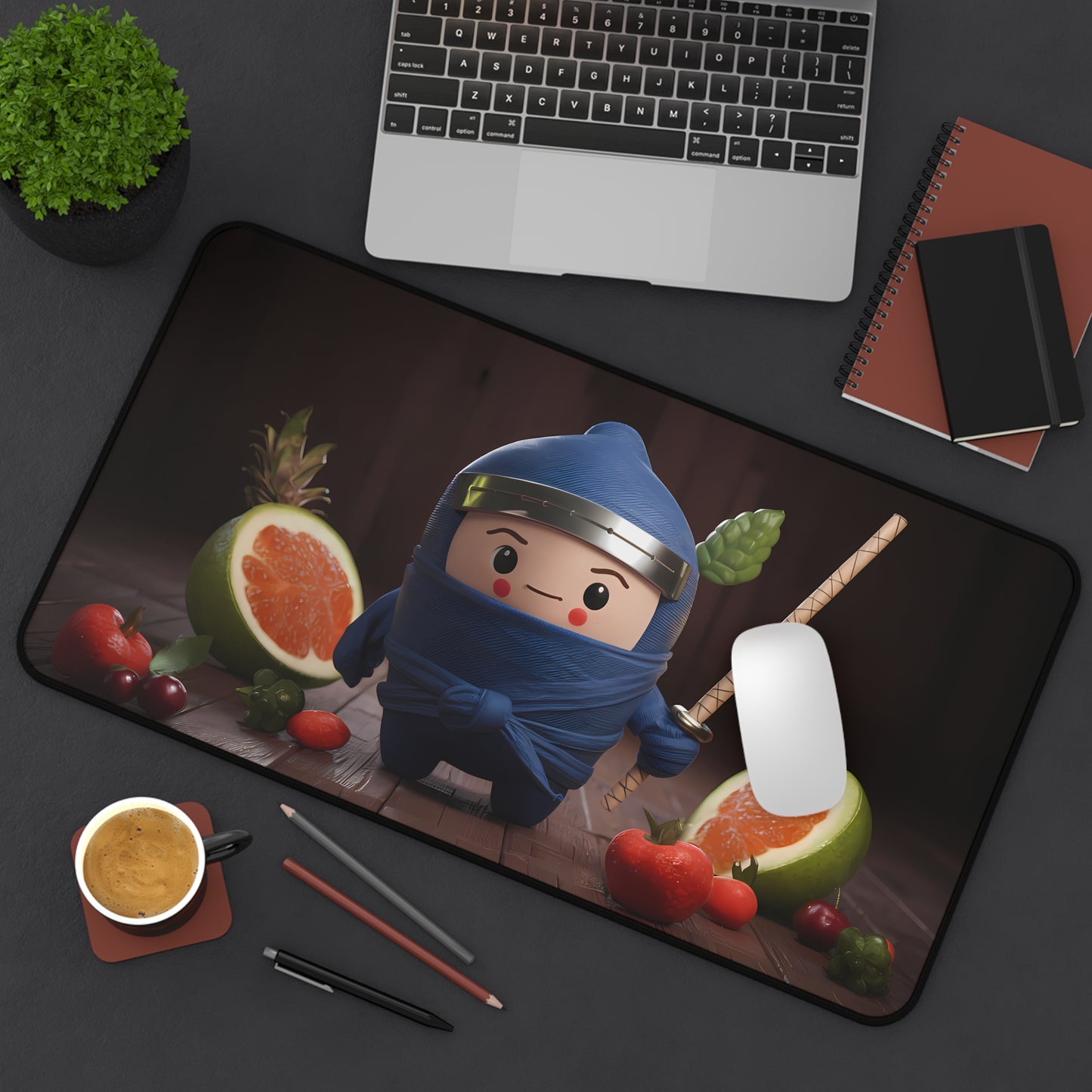 Fruit Ninja in Training - Desk Mat
