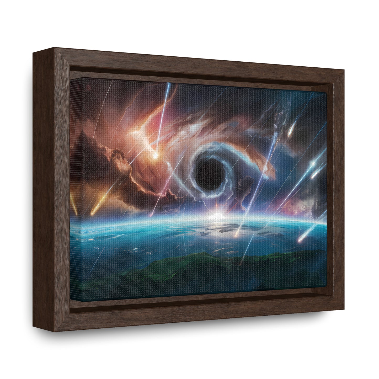 "The Eye of the Cosmic Storm" - Gallery Canvas Wraps, Horizontal Frame