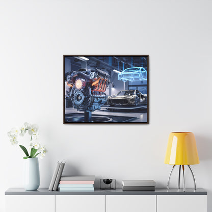 "Cutting-Edge Automotive Engineering" - Gallery Canvas Wraps, Horizontal Frame