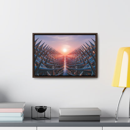 Path of Thorns at Sunrise - Gallery Canvas Wraps, Horizontal Frame