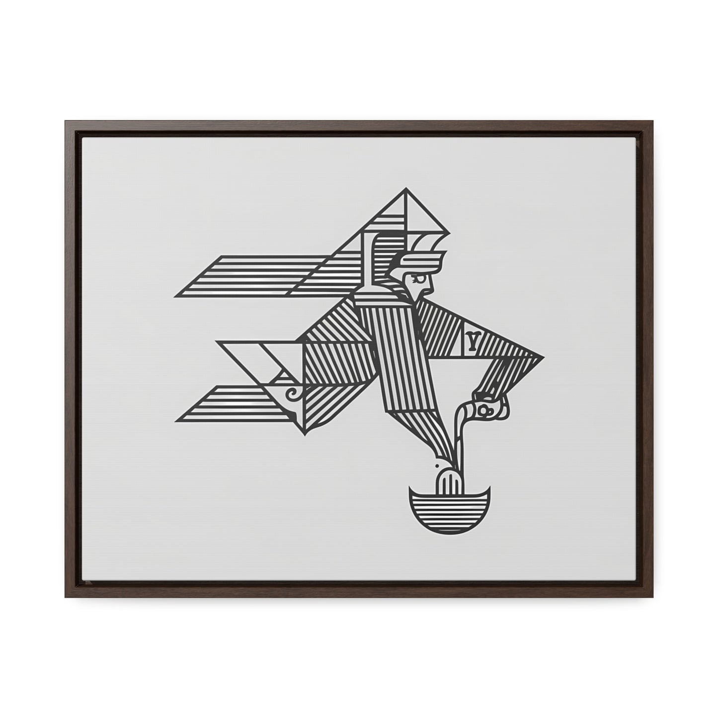 "The Water Bearer" - Gallery Canvas Wraps, Horizontal Frame