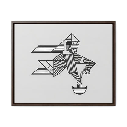 "The Water Bearer" - Gallery Canvas Wraps, Horizontal Frame