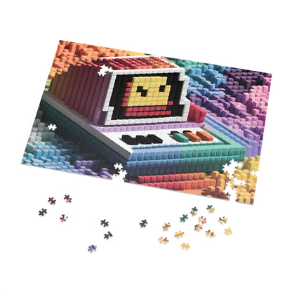 Pixelated Retro Vibes - Jigsaw Puzzle (30, 110, 252, 500,1000-Piece)