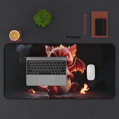 Cute pouting Dragon - Desk Mat