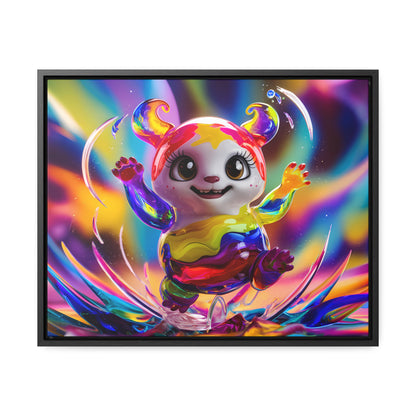 Splash of Joy - Gallery Canvas Wraps, Horizontal Frame