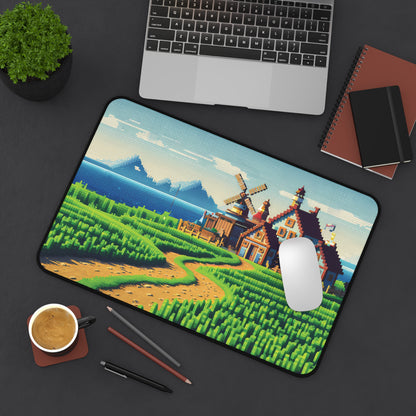 Pixel farming Village - Desk Mat