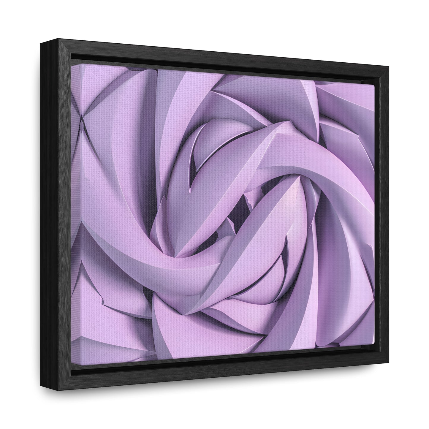 Spiral Petals - Gallery Canvas Wraps, Horizontal Frame