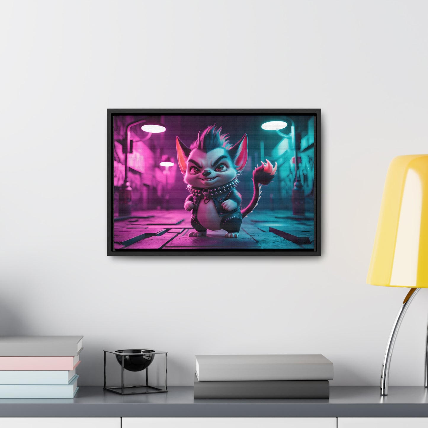 Punk Alley Prowler - Gallery Canvas Wraps, Horizontal Frame