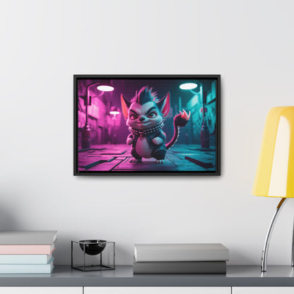 Punk Alley Prowler - Gallery Canvas Wraps, Horizontal Frame