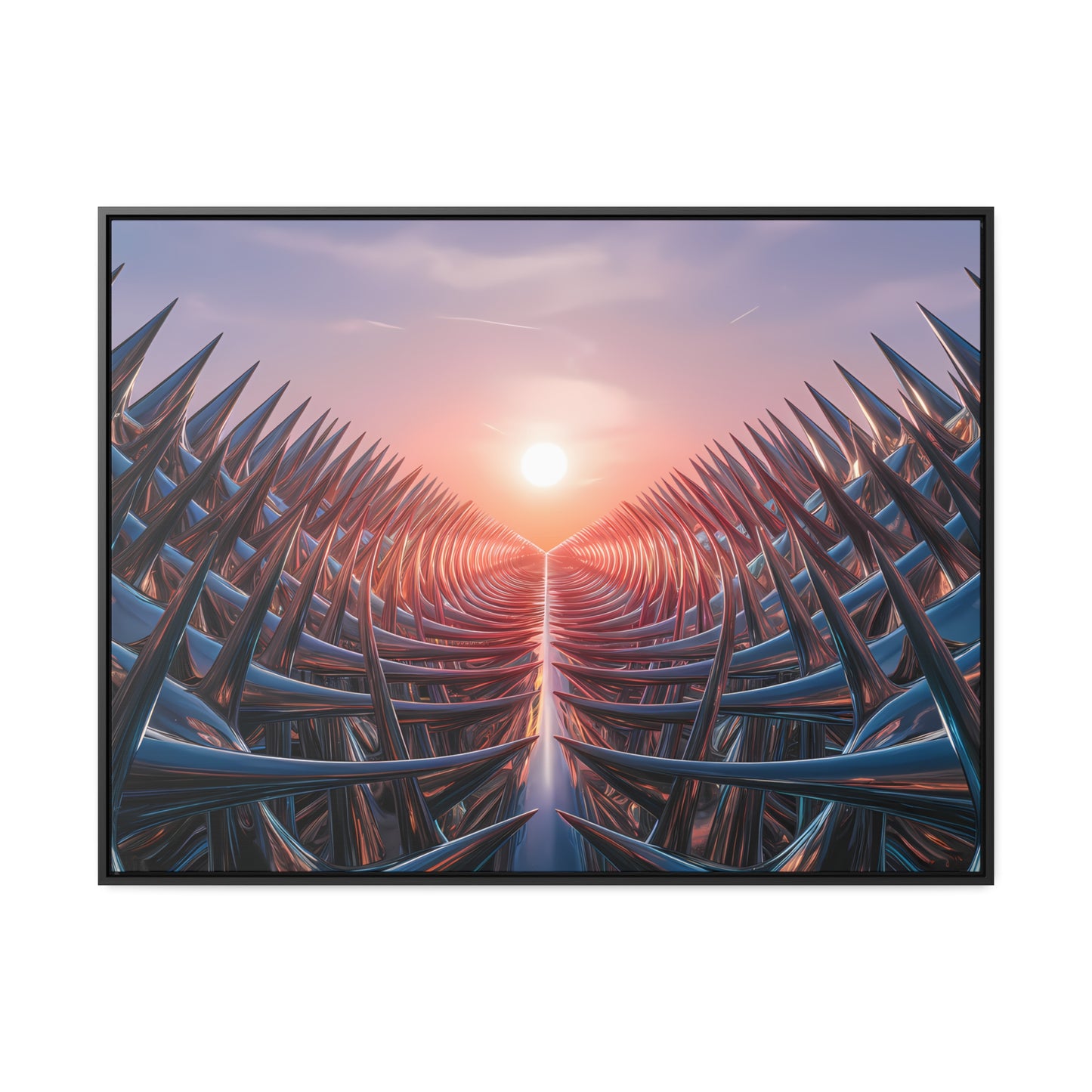 Path of Thorns at Sunrise - Gallery Canvas Wraps, Horizontal Frame