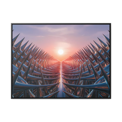 Path of Thorns at Sunrise - Gallery Canvas Wraps, Horizontal Frame