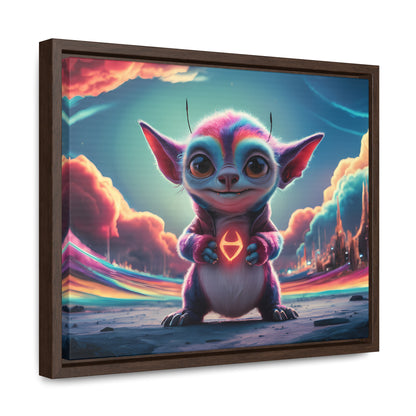 Guardian of the Cosmic Heart - Gallery Canvas Wraps, Horizontal Frame